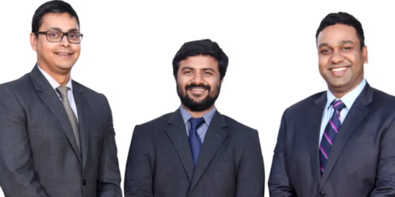 Xceedance founders (from left to right): Amit Tiwari, Manish Khetan and Arun Balakrishnan