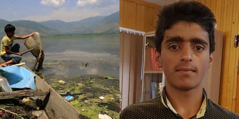 This 15-year-old has removed 12,000kg of trash from Kashmir's Wular Lake
