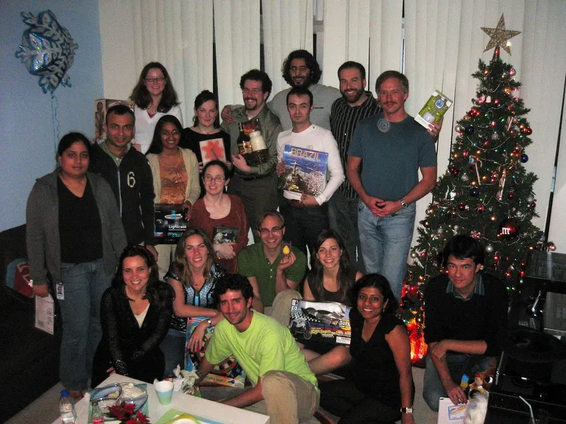orkut.com team at Christmas