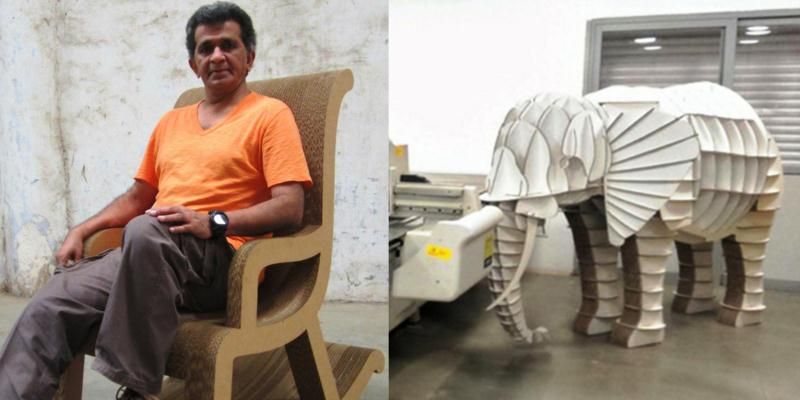 Paper Shaper makes furniture out of cardboards for a sustainable future