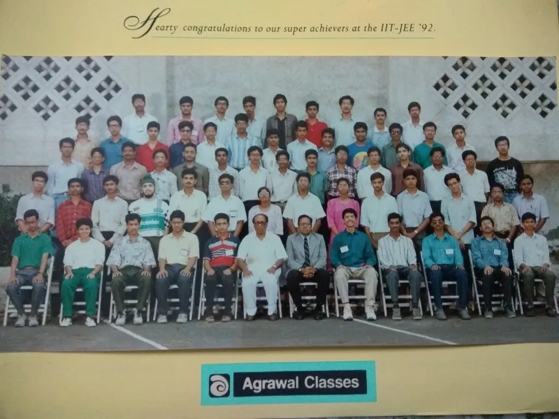 Agarwal coaching IIT JEE 1992 batch