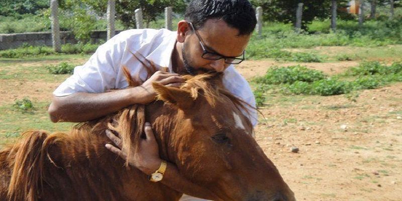 Sandesh Raju gave up his corporate job to rescue Bengaluru's working animals