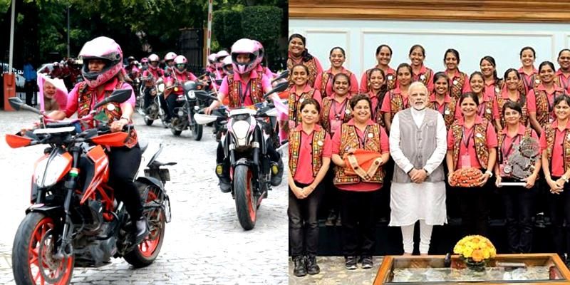 Cruising 10,000 km across India for a cause, Biking Queens receive praise from PM
