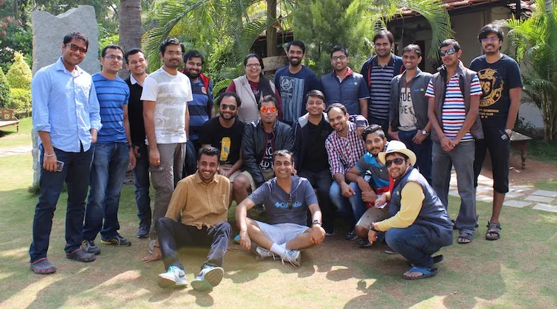 Ashish with Flipkart team