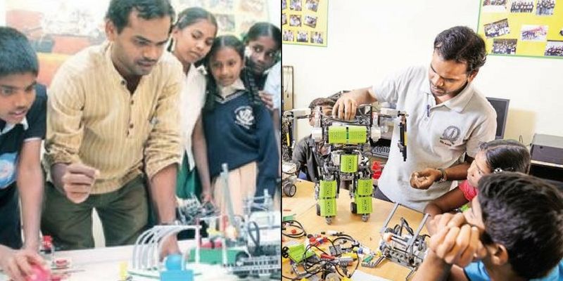 This IISc graduate left a high-paying job to make robotics fun for govt school students