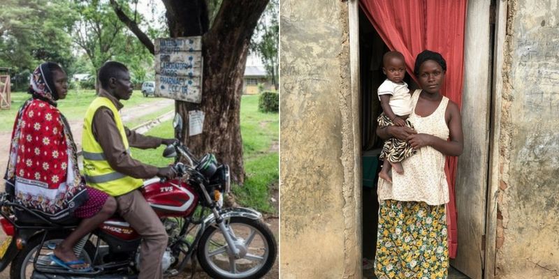 Boda boda, made in India, is helping Ugandan women with safe childbirth