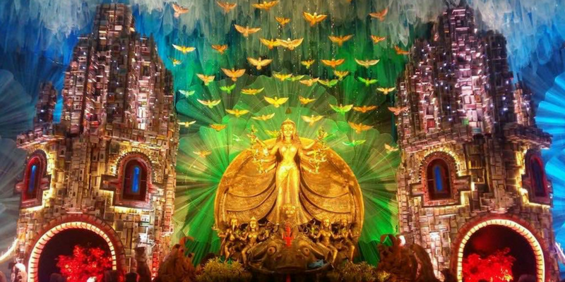 How Bengal’s farmers and artisans toil to build Kolkata’s stunning Durga Puja pandals