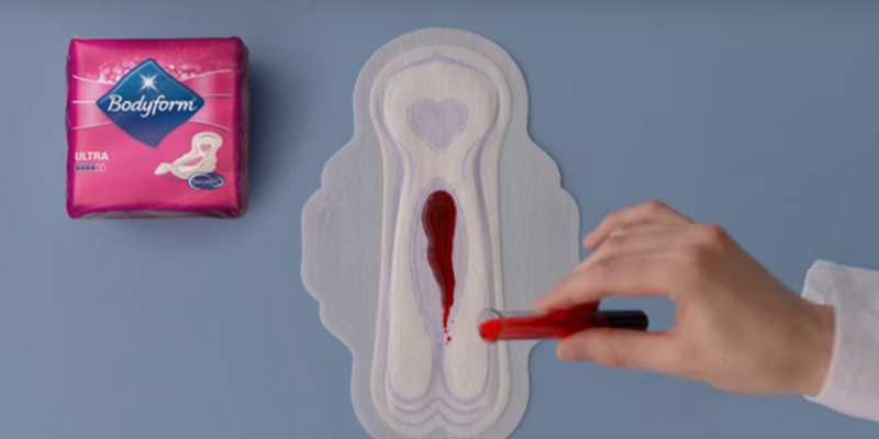World's first commercial showing period blood in red is finally here