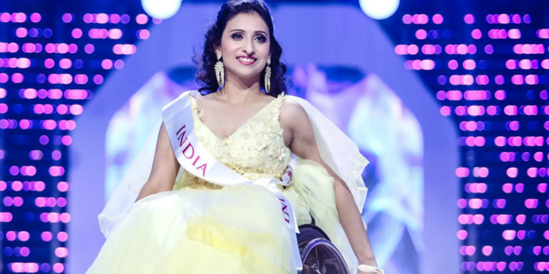 Glamorous as they come, Priya Bhargava recounts her journey to the Miss Wheelchair World