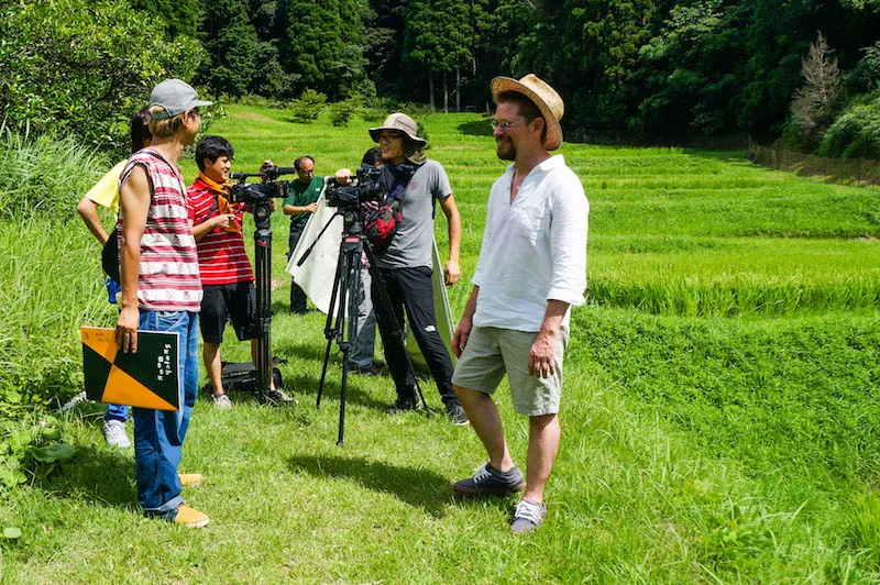Filming Hackerfarm for NHK