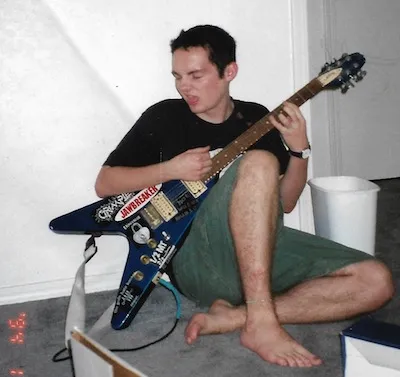 Mike during a jamming session