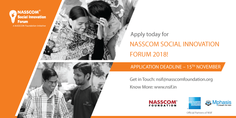 Positively impact millions of lives with the NASSCOM Social Innovation Forum 2018