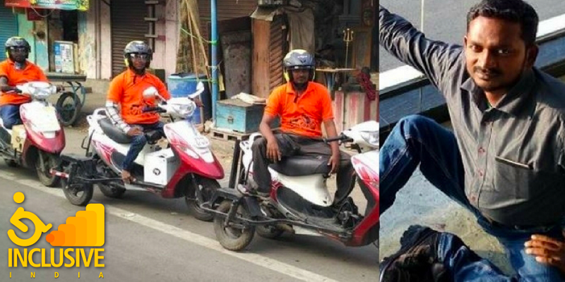 Meet the man who started India's first bike taxi service run by differently abled people