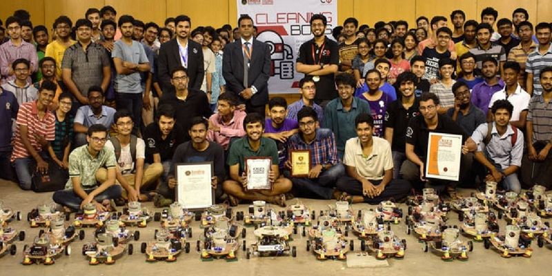 IIT Madras' Bluetooth-controlled robots sweep area clean, enter record books