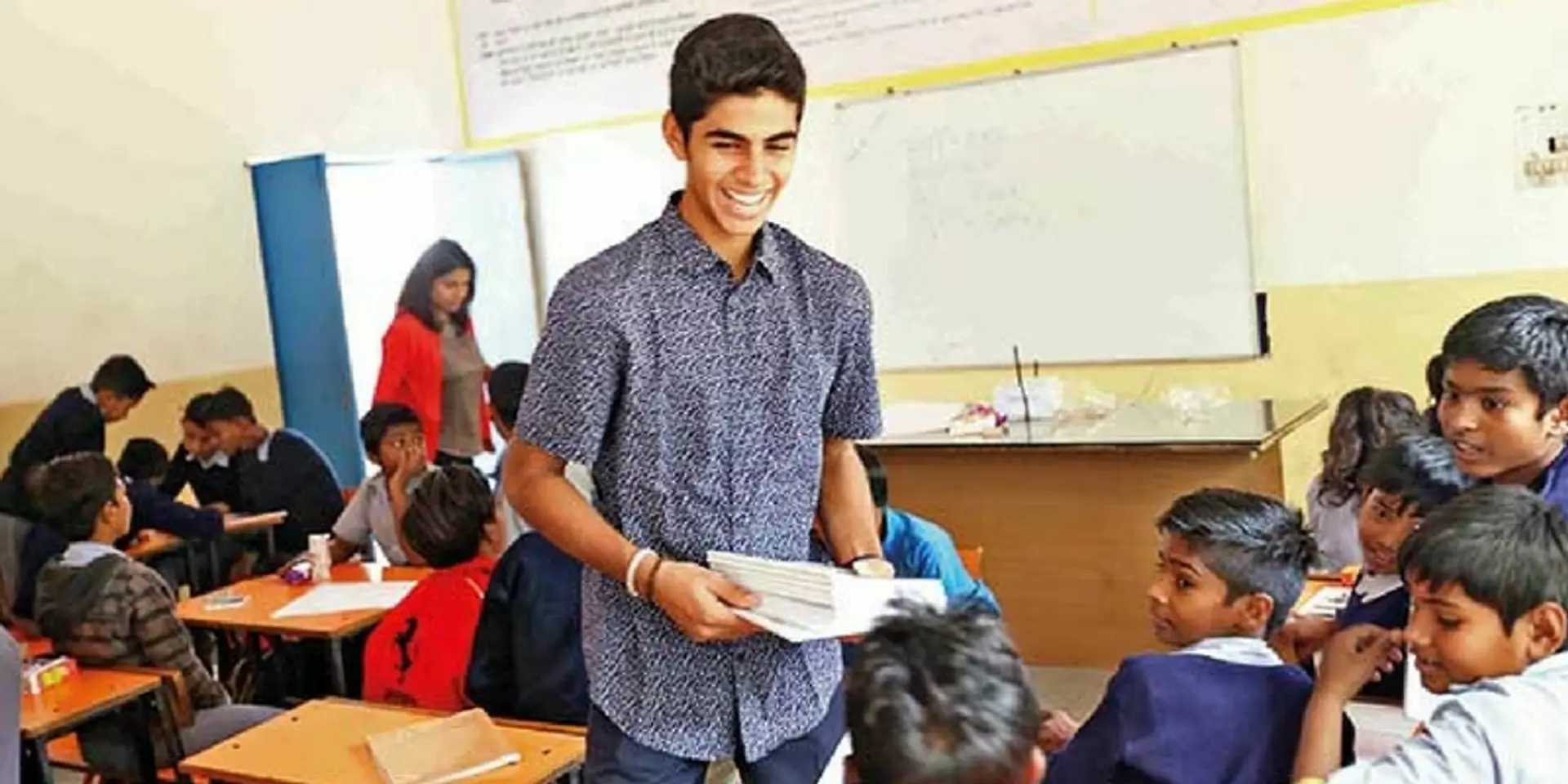 Class 10 student wanted to donate books, ended up adopting govt school instead