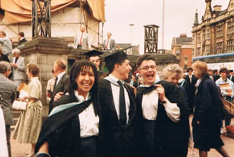 Bruce during graduation