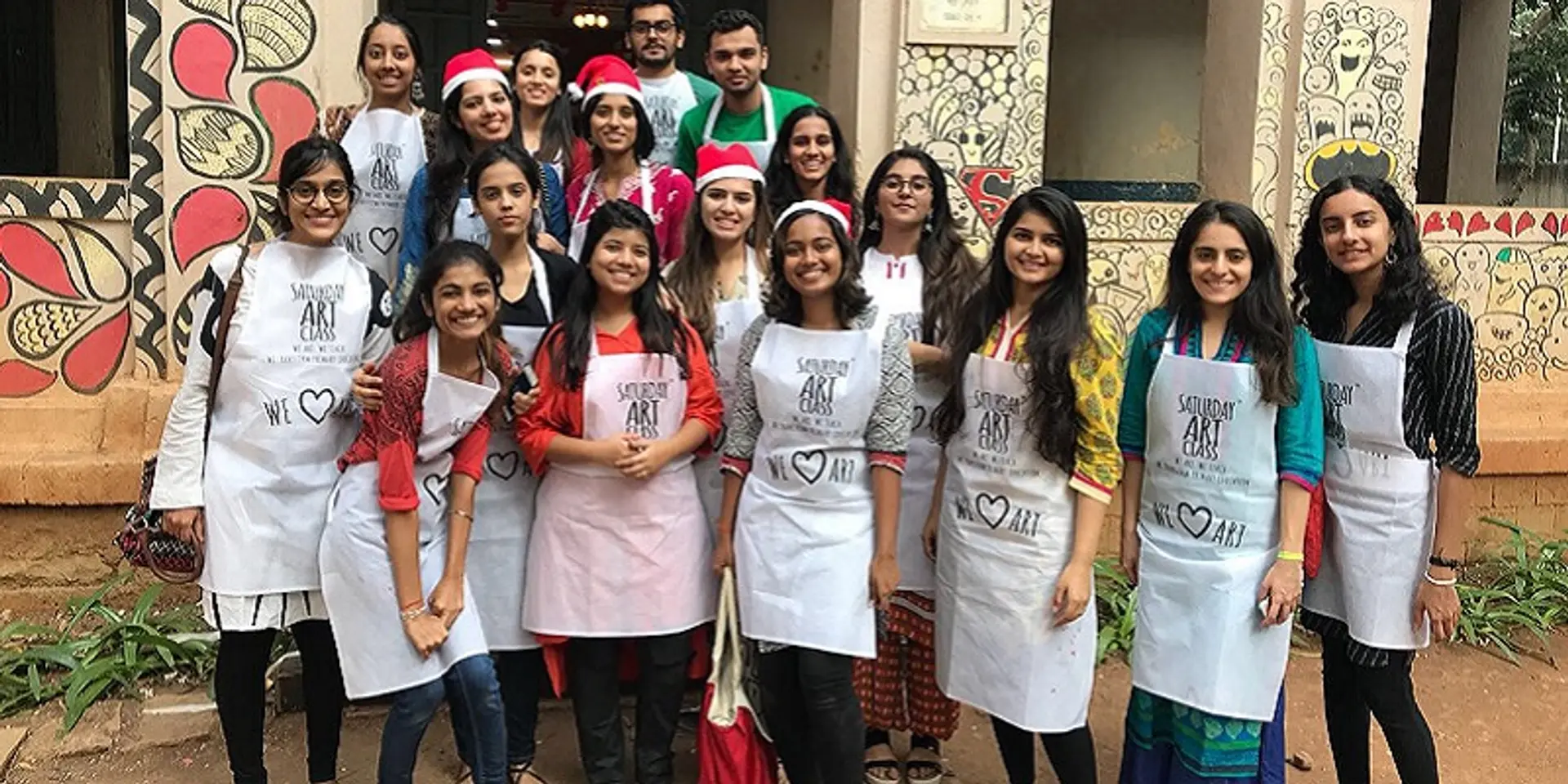 How art classes on Saturdays are helping disadvantaged schoolchildren in Mumbai
