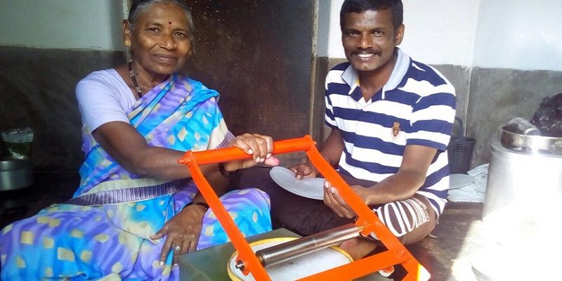 To help his mother, this rural innovator built a roti maker that makes 180 rotis in an hour