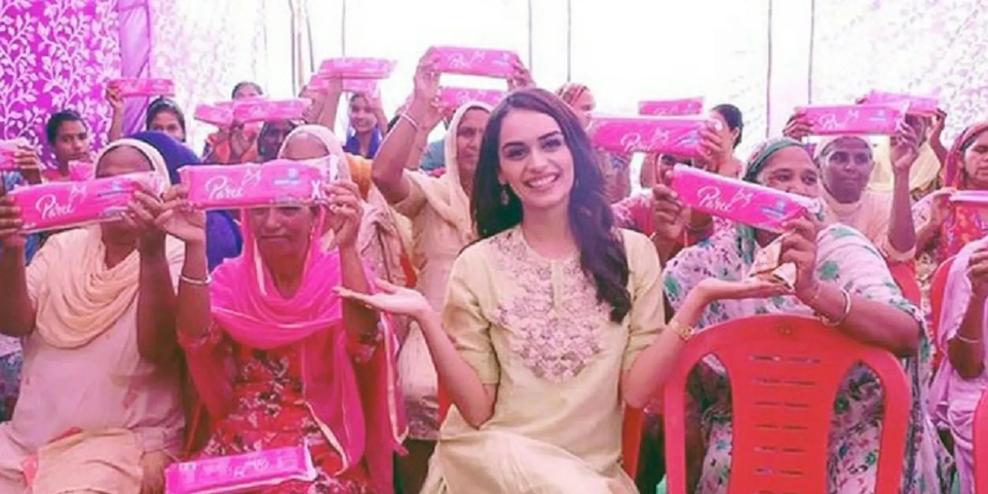 Manushi Chhillar, Haryana CM announce free sanitary napkins in govt schools