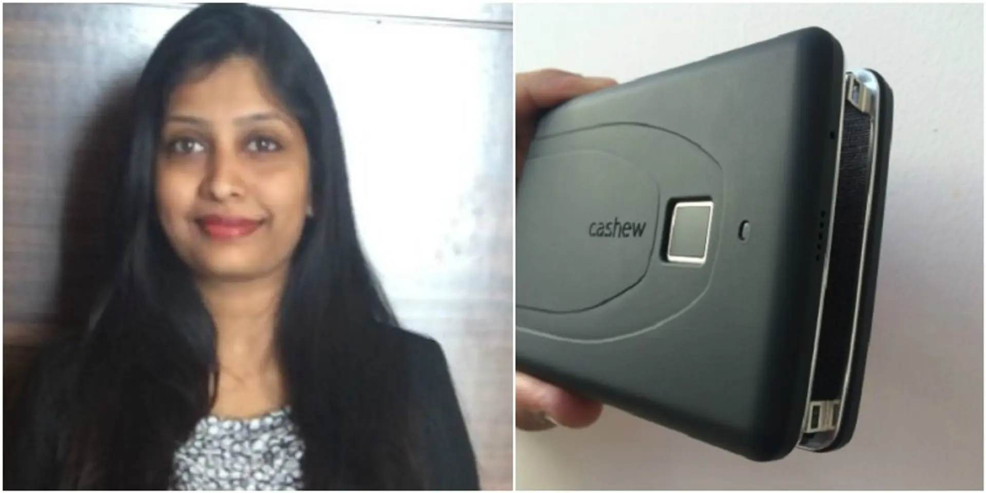 This spunky 'outsider' has created the world's first fingerprint enabled physical smart wallet