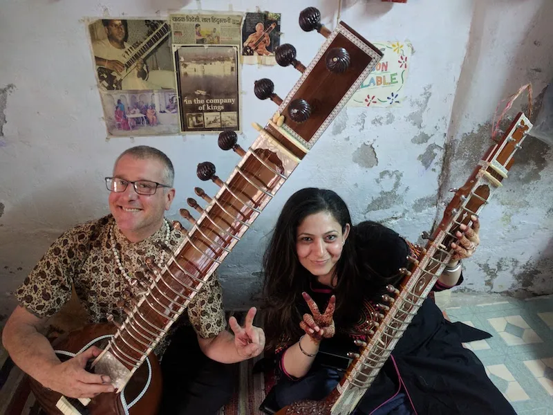 sitar lesson Udaipur 2017