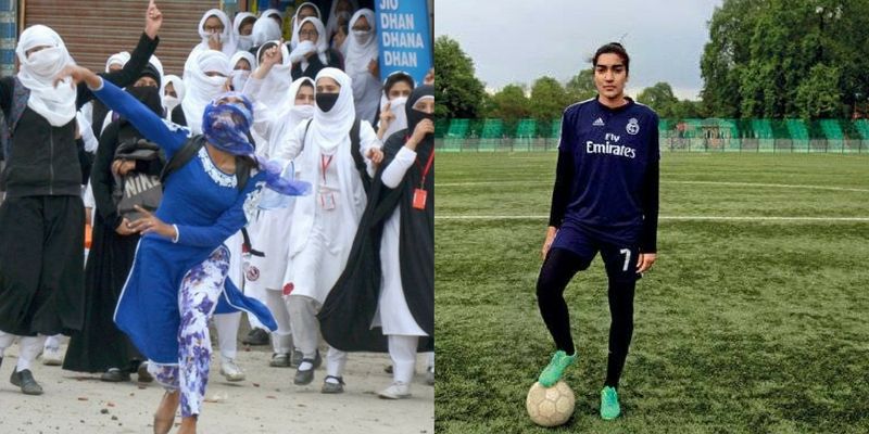 Remember the Kashmiri girl from the viral stone-pelting pic? She's now a celebrated footballer