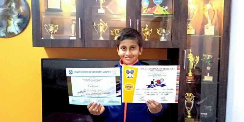 This 10-year-old Mysuru tennis player is gaining popularity at global level