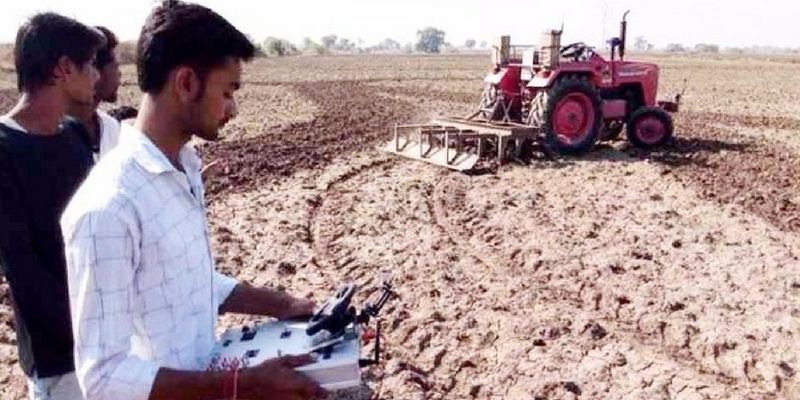 Meet this 19-year-old son of a farmer who designed a driverless tractor