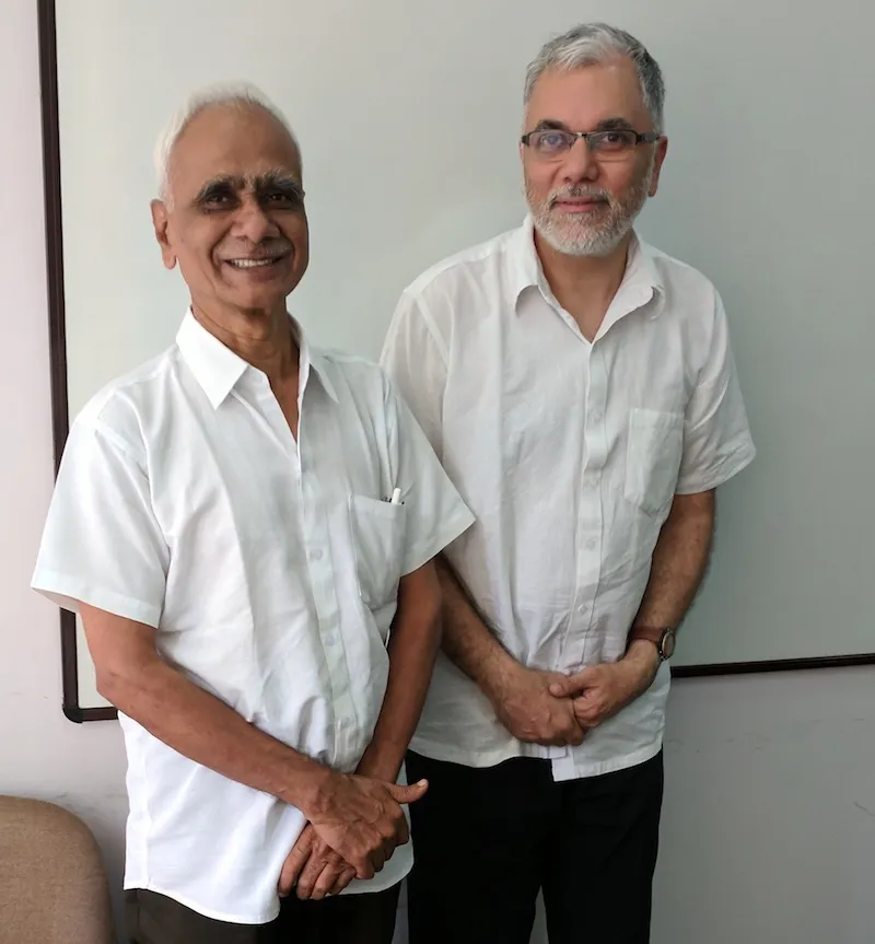 Ajay with Prof Gopal Shevare