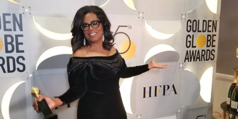 Oprah Winfrey calls for world where nobody has to say #MeToo