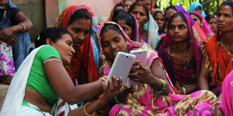 12 million women across 110,000 Indian villages are becoming tech savvy, thanks to Internet Saathi