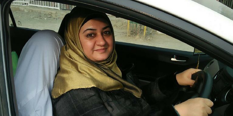 Meet Sharmeen, the first Kashmiri woman to participate in a motor-sport event in the valley