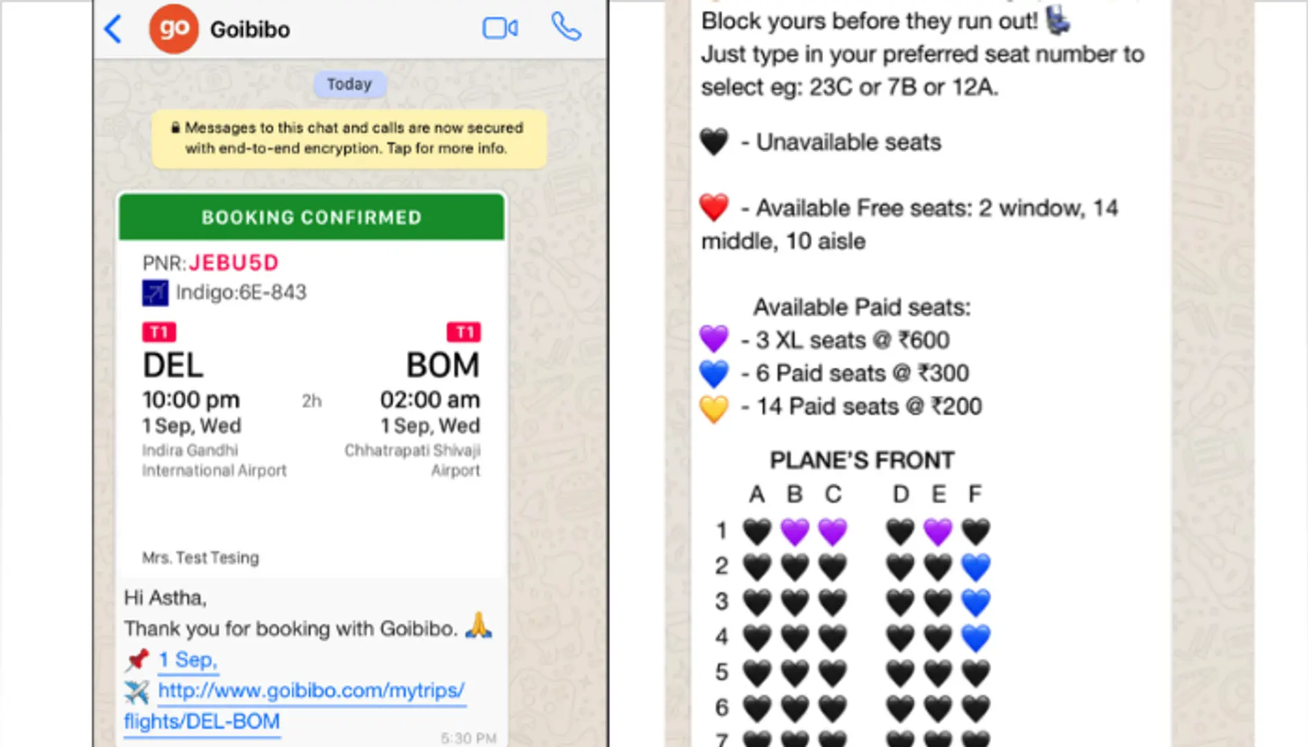 Leveraging heart emojis and WhatsApp, Goibibo 'engineered' a way to make booking flight seats easier