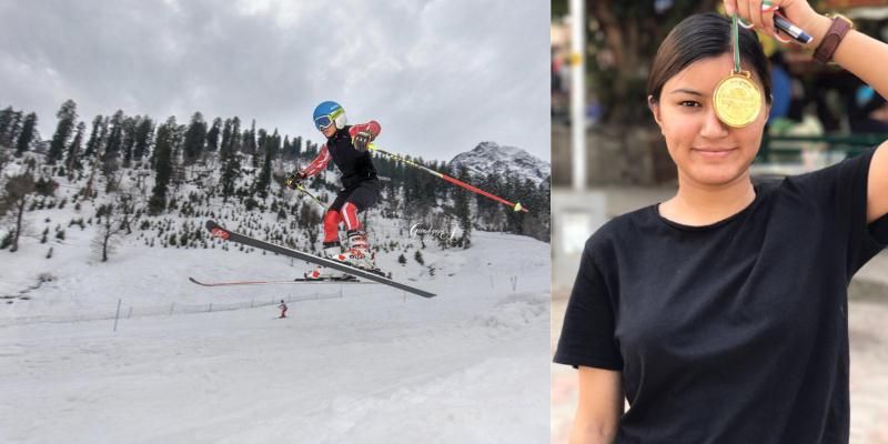 The first Indian to win an international skiing medal is a girl from Himachal village