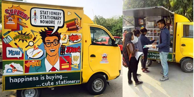 Make Way For Book Trucks This Startup Brings Stationery To