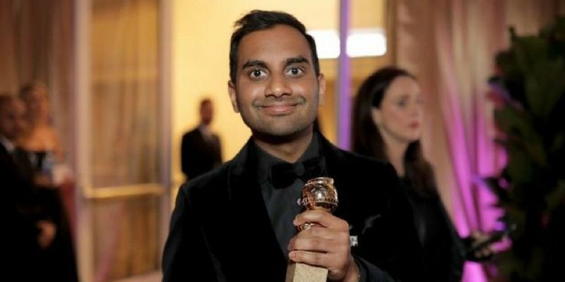 Indian-origin Aziz Ansari becomes the first Asian to win Golden Globe for best actor