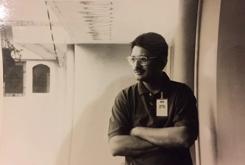 Rajiv at the SAS office in Indiranagar