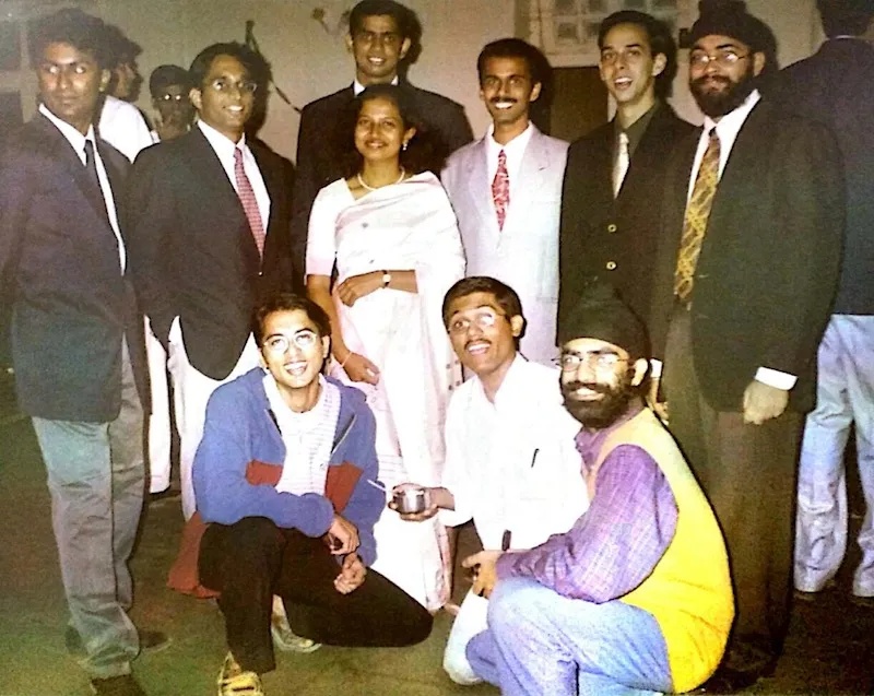 Shashikant with BITS Pilani friends 2001
