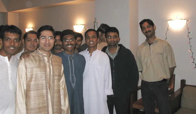 Shashikant with stanford friends 2004