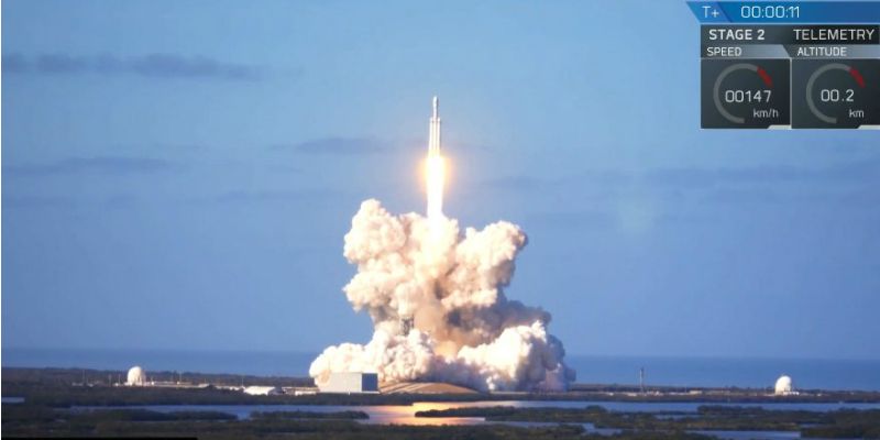 SpaceX launches Falcon Heavy; Elon Musk’s Tesla is enroute Mars' orbit