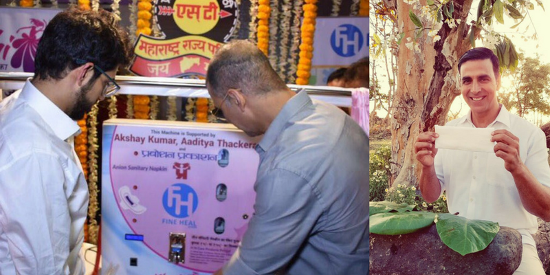 'Padman' actor Akshay Kumar installs sanitary pad vending machines