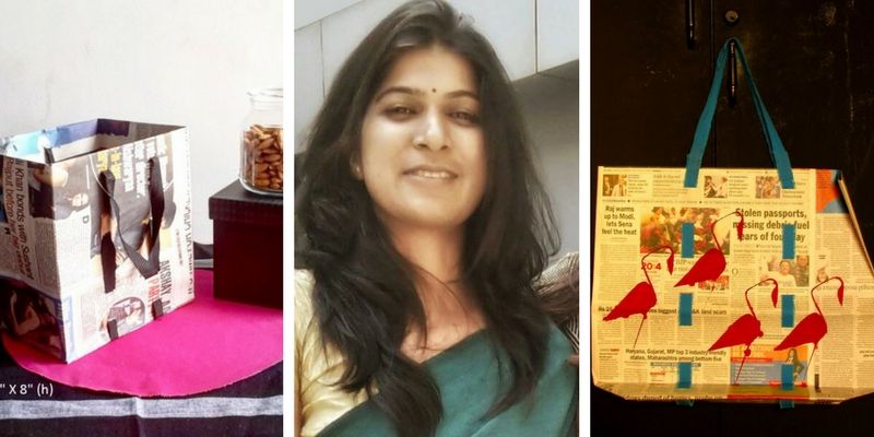 Meet Kokila Deshpande, who’s changing the life of homebound women by helping them make sturdy newspaper bags