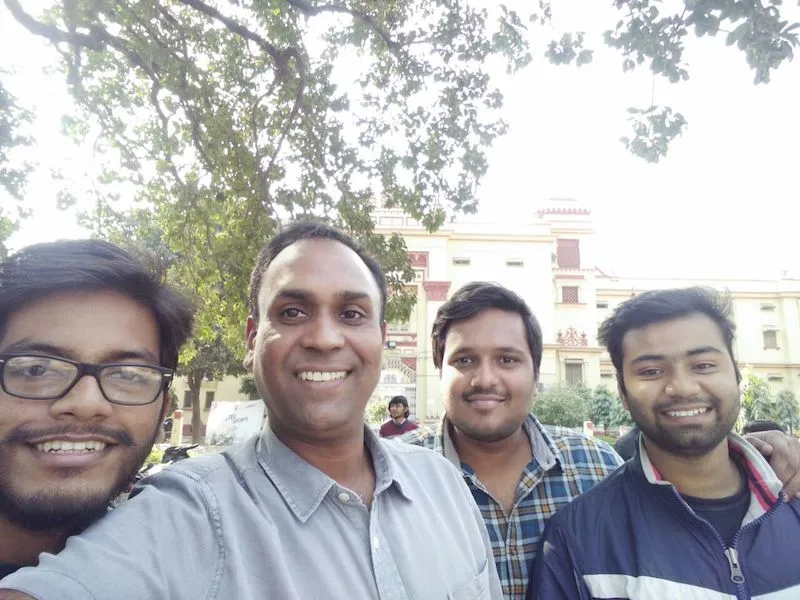 Anil with OYO 2018 hires at IIT-BHU