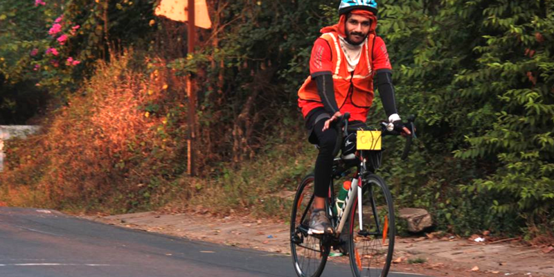 One man, one country, one cycle: for the cause of polio eradication 