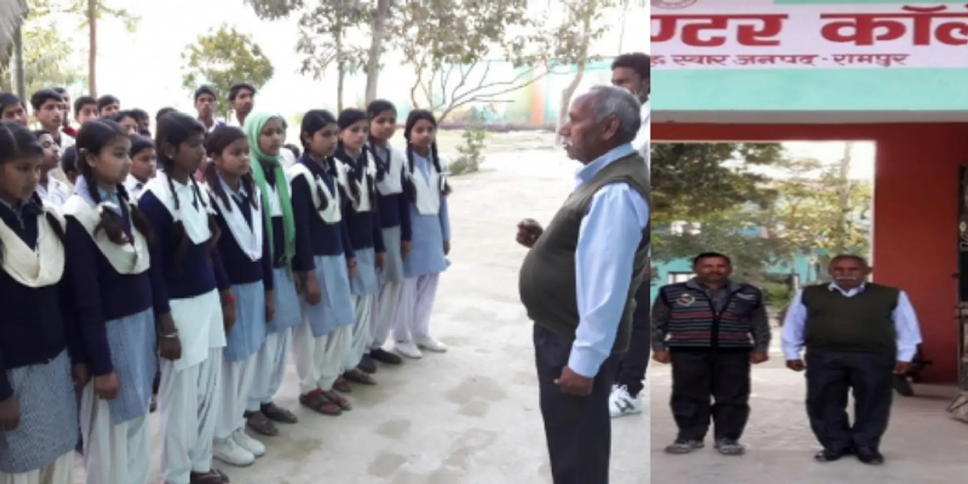 This farmer-turned teacher used his house as a classroom, now has a school for 1,320 rural students