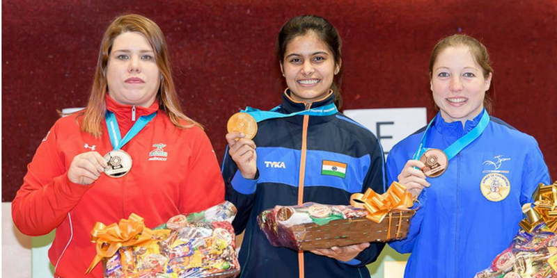 Haryana's Manu Bhaker becomes the youngest Indian shooter to win World Cup gold