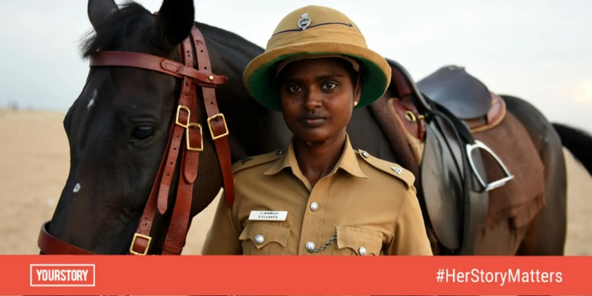 Guardian angels on horses: meet the trio of female guards on Chennai’s ever-bustling Marina beach