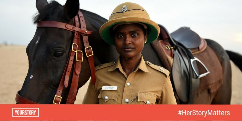Guardian angels on horses: meet the trio of female guards on Chennai’s ever-bustling Marina beach