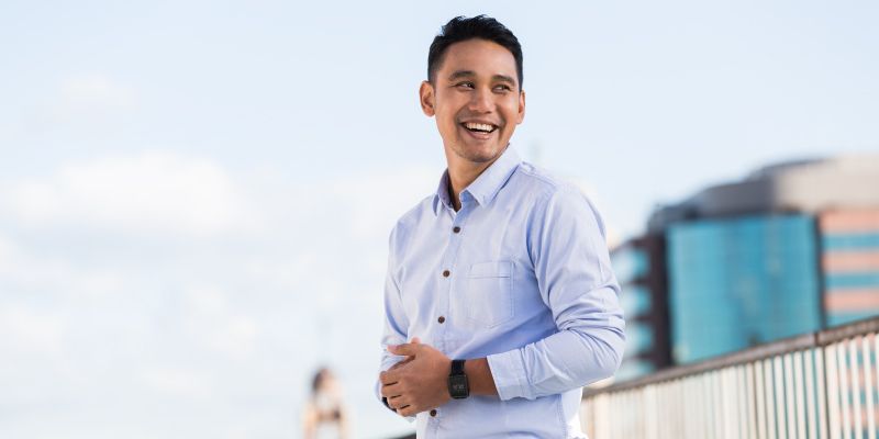 Communication, collaboration and confidence: How skills learnt at UTS are helping Aryabimo Harfiandi drive Indonesia’s digital transformation