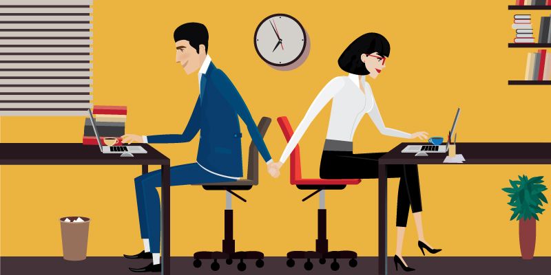 The tightrope between romance and professionalism at the workplace